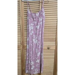 Urban Outfitters M Pinkish Purple Floral Midi Dress. C-37
